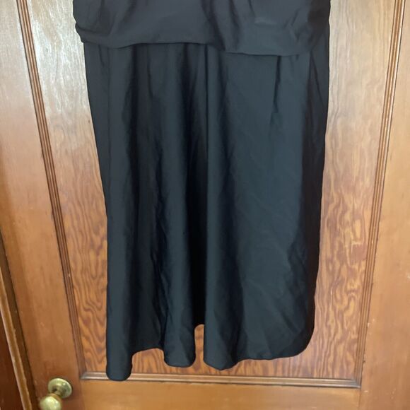 Aqua Eve Women's Tankini Top Size 24W Scoop Neck Ruched Adjustable Straps NWT - Picture 4 of 8